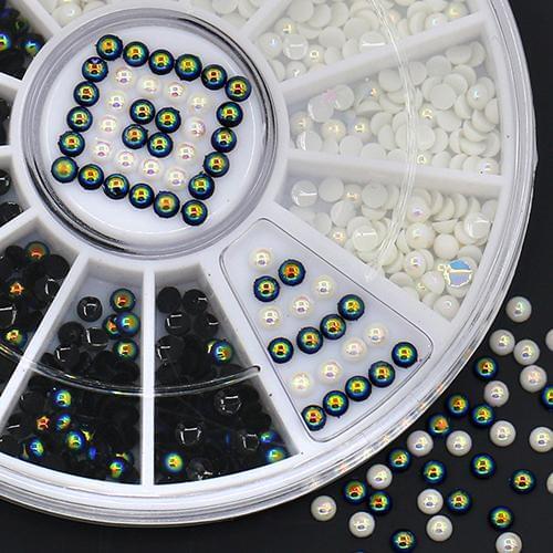 DIY Nail Art Stickers Decal Tips Glitter Acrylic Nails Decoration Manicure Tool use on top of nail polish UV builder gel acrylic