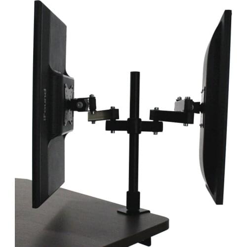 14"-24" Desktop Dual LCD Full Motion Monitor Stand Arm Adjustable Display Holder TV Bracket Soporte Monitor Suporte Stand XD50