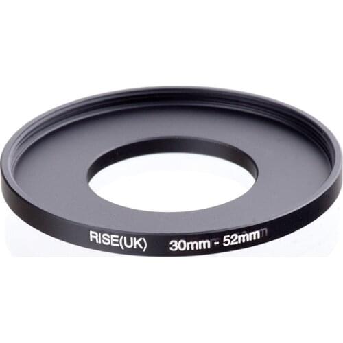 Original RISE(UK) 30mm-52mm 30-52 mm 30 to 52 Step Up Ring Filter Adapter black