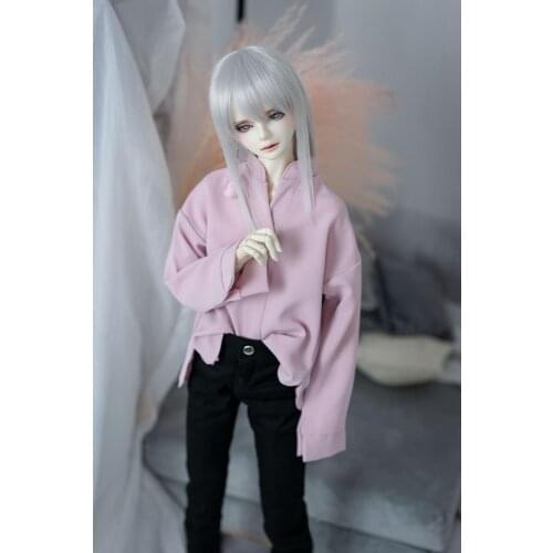 BJD doll dress suits the 1/3 SD17 POPO68 long-sleeved high-necked chiffon shirt doll accessory