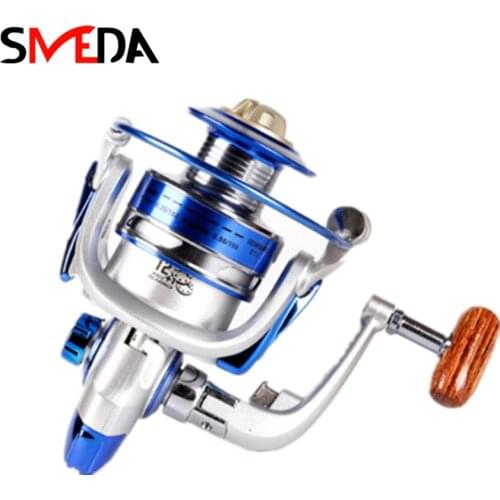 Fishing Reels Carretilha 2000-7000 5.1:1 Bait Folding Rocker Spinning Wheel Fishing Tools Carpa Molinete De Pesca