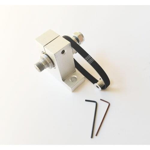 M14x1mm M14 Spindle Shaft Simple miniature woodworking lathe spindle aluminum alloy bracket