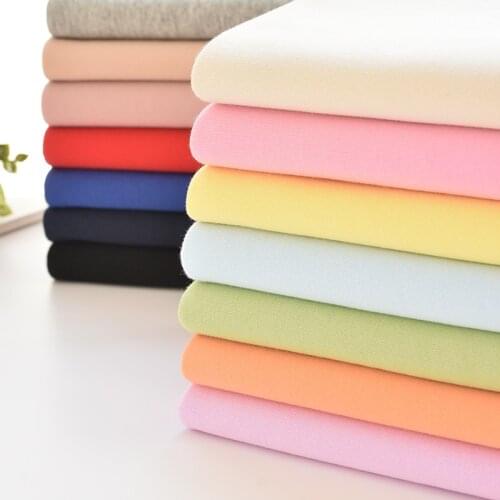 Spring Summer French Terry Fabric Cotton Comfortable Knitted Tissu For Sewing Hoodies Sweater Pants 430G/M Telas 50X185CM
