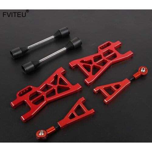 FVITEU CNC Alloy Rear Extended A Arm set for 1/5 HPI KM Rovan Baja 5B SS 5T 5SC