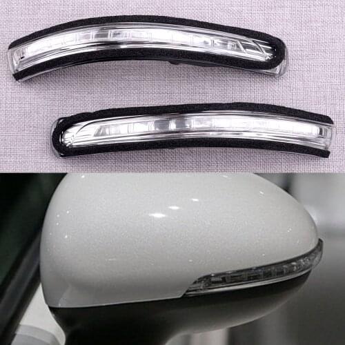 1 Pair 876141W000 Wing Side Mirror Turn Signal Light Indicator 876241W000 Fit for KIA RIO MK3 2011 2012 2013 2014 2015 2016 2017