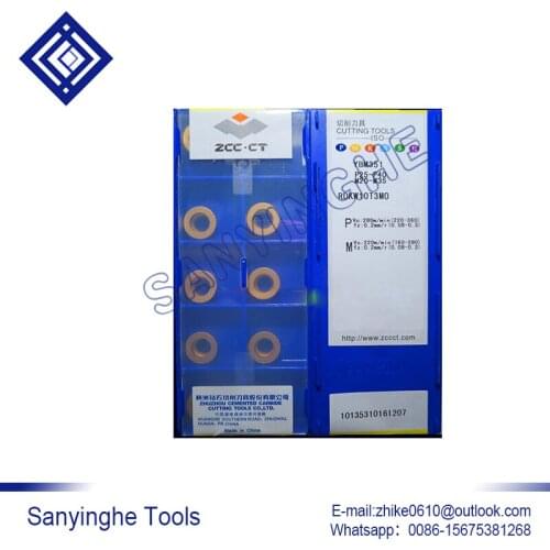 Free shipping high quality 10pcs/lots YBM351 RDKW10T3MO cnc carbide turning inserts