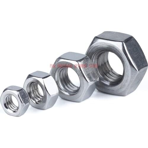 2019 Rivet Nut 304/316 Grade Din934 Stainless Steel M1 M1.2 M1.4 M1.6 M2 M2.5 M3 M3.5 M4 M5 M6 M8 M10 M12 M14 M16 Hexagon Nut