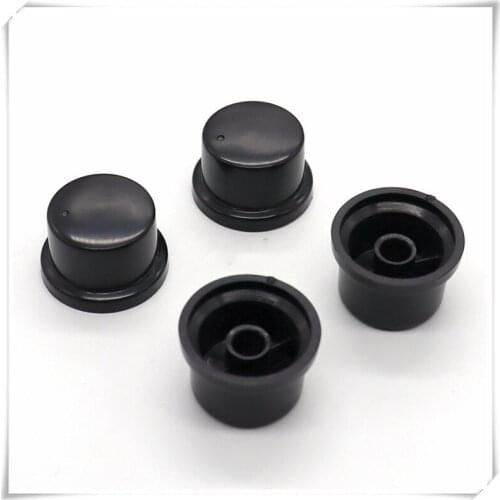 5 Pieces Plastic Flower Shaft Knob Diameter 25mm Height 16mm Potentiometer Encoder Knob Gear Shaped Inner Hole 6mm