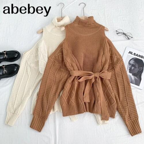 Женские пуловеры с открытыми плечами Abebey China At AliExpress