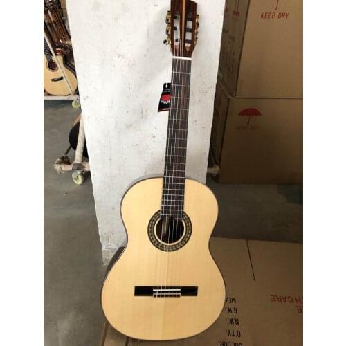 Free shipping all solid handmade classcial guitar AAA quality professional stock clearance classcial guitar