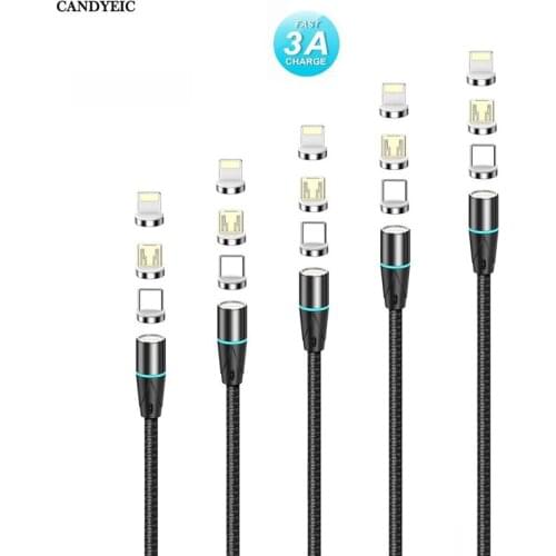 CANDYEIC Magnetic cable for Xiaomi Mi 10T Pro 5G Charging Data cord usb type-c Magnetic cord