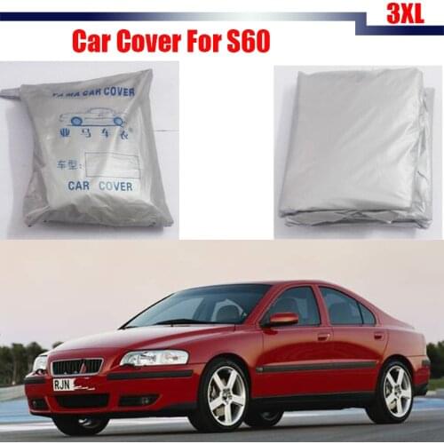 Cawanerl Full Car Cover Anti UV Sun Shade Rain Snow Resistant Protector Cover For Volvo S60 High Quality
