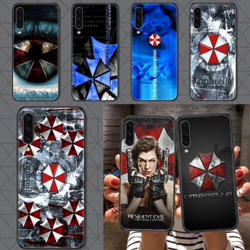 Umbrella corporation Phone case For Samsung Galaxy A 3 5 7 8 10 20 21 30 40 50 51 70 71 E S 2016 2018 4G black 3D prime painting