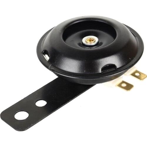 Black 12V 70 Mm Super Loud 105 DB Air Horn A24 Sound Output Fit Handle Length 89 Mm For Scooter Moped Dirt Bike ATV Motorcycle