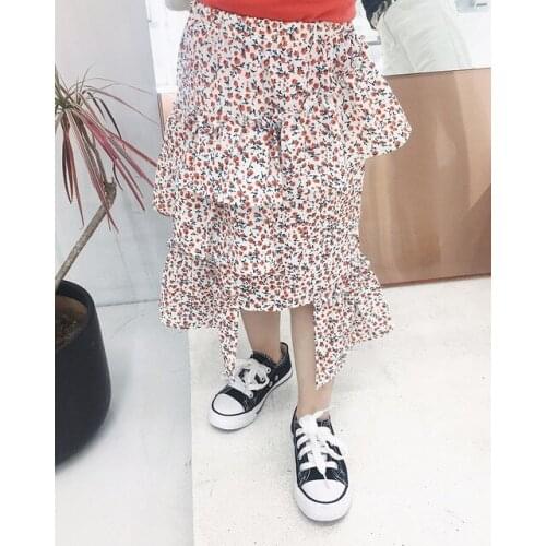 2 3 4 5 6 Years Baby Kids Skirt Korean Fashion Irregular Cake Skirt Birthday Party Princess Pleated Skirt Toddler Girls Skirts