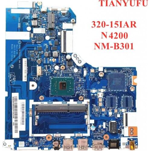 For Lenovo 320-15IAP laptop motherboard DG424 DG524 NM-B301 motherboard WITH N4200 CPU DDR3L PC3L Mainboard 100% Fully Tested