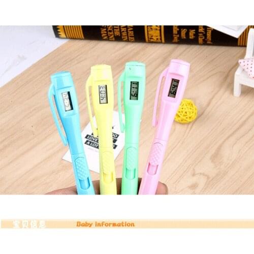 Electronic Portable Electronic Watch Test Test Pen Clock Ballpoint Student Work Office school student Special-purpose Ball pen