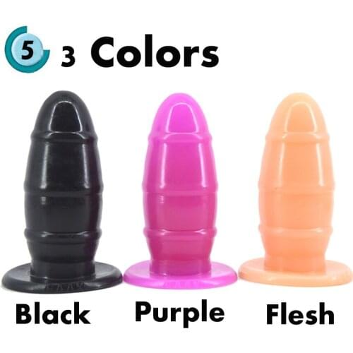 FAAK Butt plug big anal dildo suction cup anal plug inset stopper bamboo knot sex toys for women men adult sex products sex shop