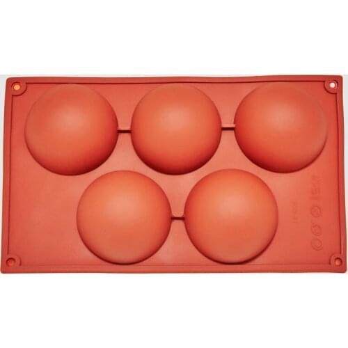 Hemisphere Shape Silicone 6/15/24 Holes Food Grade Baking Accessories Chocolate Candy Mold Bakeware Kitchen Gadgets