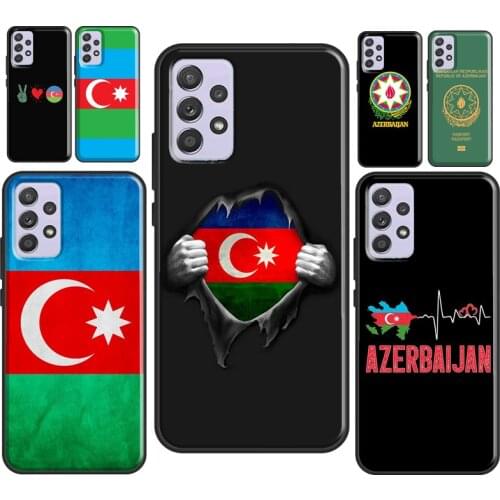 Azerbaijan Flag Coat of Arms For Samsung A21S A20e M31S A71 A51 A41 A31 A11 A70 A50 A12 A32 A42 A52 A72 Phone Cover