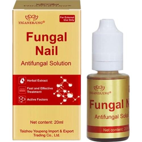 Nail Fungus Solution Sterilization Relieves Itching Accelerates Nail Growth Antifungal Makeup Nail Care Treatments Tools 20ml