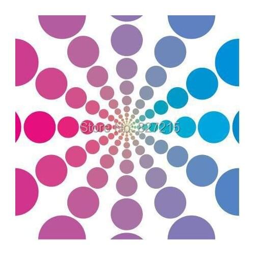 HD -795 3D Circle Printing Ceiling Film suitable for wall decoration and ceiling