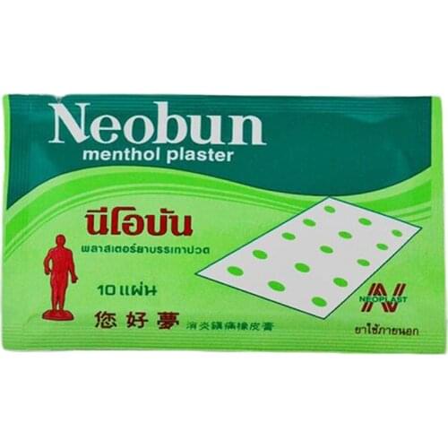 Menthol 40pcs/4bags Thailand Pain Relief Paste Treatment Arthritis Periarthritis Patch Joint Pain Relif Relaxing Massage Plaster