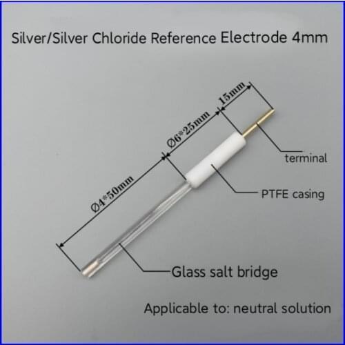 Ag/Agcl Micro Reference Electrode 3.8/6mm for Ag-AgCl Electrode