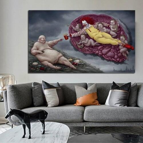 Modular Funny Pictures Custom Photo Prints Wall Art Painting Frameless Cuadros Decorativos Painting Canvas Posters