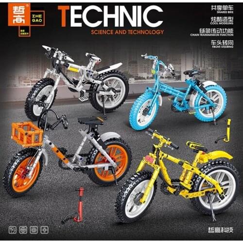 Motorcycle sets Racing Off Road Moto Vehicle model Building Blocks bricks Speed Champions Sports City Motorbike Bike Bicycle
