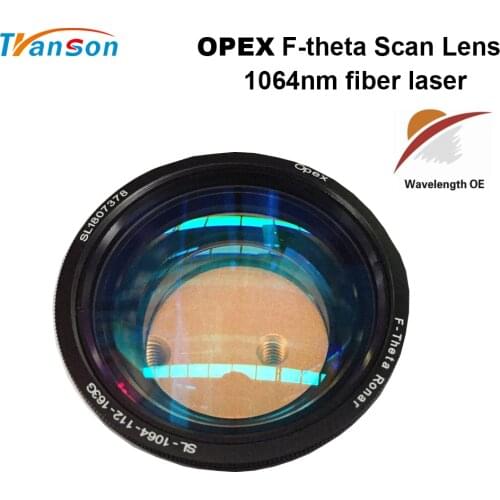 Field Lens Focus Lens F-theta Lens 1064nm 70x70mm to 300x300mm for Optical Fiber Laser Marking Machine