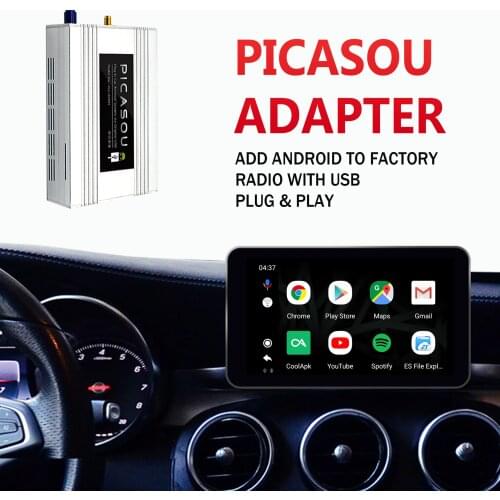 OTTOCAST PLC-3099S Apple CarPlay PICASOU Adapter for Adding Android System Easily in Car