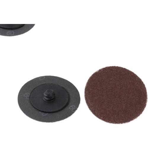 Flat Discs Roll Lock Sanding Discs Quick Change Grinding Pad Surface Grind Polish Finish Burr Rust Paint Removal Abrasive Tools