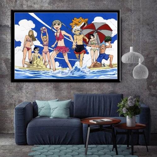 Posters and Prints Soul Eater Hot Japan Anime Wall Art Poster Canvas Painting Pictures for Home Decoration
