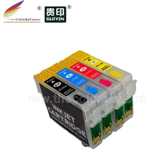 RCE1701) refill ink cartridge for Epson Expression Home XP-403 XP-406 XP33 XP103 XP203 XP207 XP303 XP306 XP403 XP406 kcmy