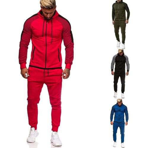 Combinaison de Jogging pour hommes, vêtements d'athlétisme, de gymnastique, de course et de course, collection printemps 2021