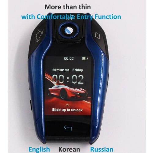 Russian Modified Boutique Universal Smart Remote Car Key LCD for BMW Audi Lexus Toyota Honda Land Rover Cadillac Hyundai VW