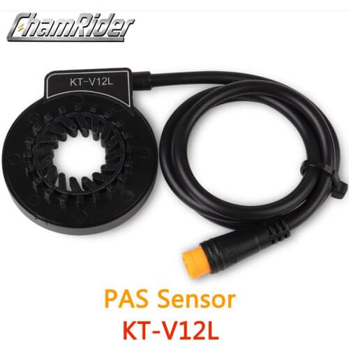 Waterproof connector Plug PAS Pedal Assist Sensor KT-V12L 6 Magnets Dual hall sensors 12 Signals