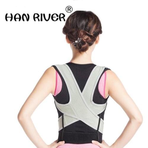 High Quality Adjustable Shoulder Back Posture Corrector Belt Therapy Chest Brace Support Belt for hunchback Posture Correction a