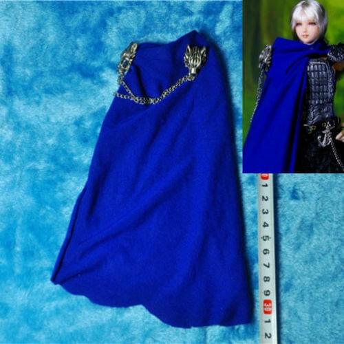1:6 Custom Blue Cloak Soldier Clothes for 12" Female Body Doll