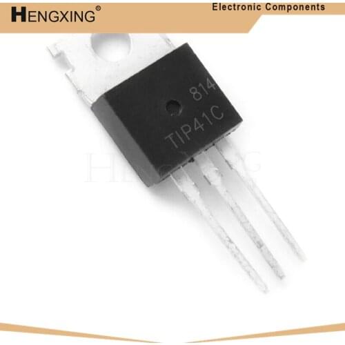 10piece TIP41C TIP41 TO-220 Bipolar Transistors - BJT 6A 100V 65W NPN new original In Stock