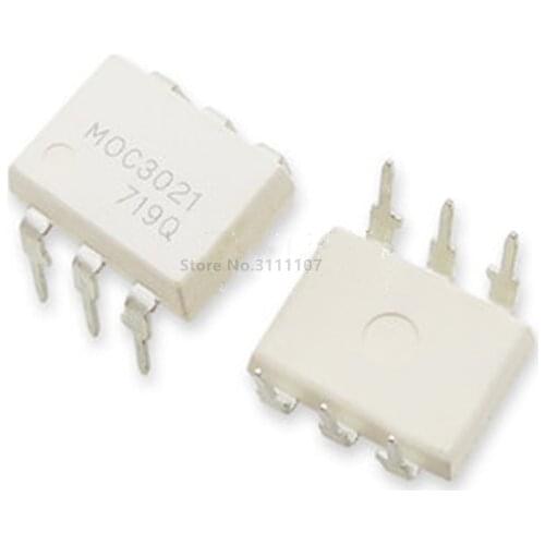 10PCS/LOT MOC3021 DIP6 3021 DIP Optocoupler Isolator New dip-6 SIP-6