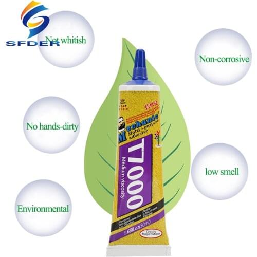 15ML/50ML MECHANIC T7000 Black Glue Epoxy Resin Liquid Adhesives For Phone LCD Touch Screen Repair Adhesive