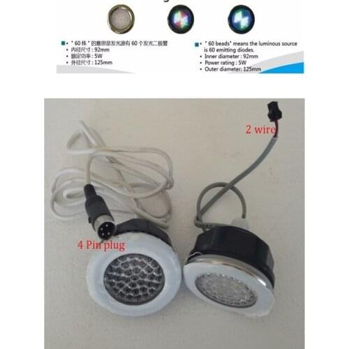 2.5 " ethink Spa LED Light-12 bead Spa hot tub LED master light replacement for Mesda,Monalisa, winer, jazzi pool light