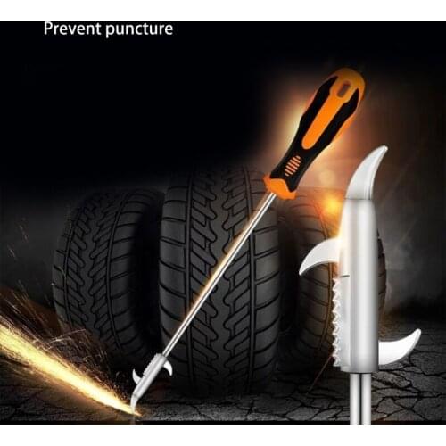 A70F Universal Car Wheel Tire Slot Stone Cleaner Cleaning Hook Tool with Detachable Connector Car Tire Care Tools