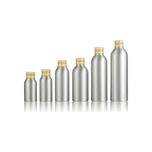 10pcs 30ml 50ml 100ml Aluminum Lucifugal Empty Bottle With Screw Lid Liquid Astringen Aluminum Empty Cosmetic Container