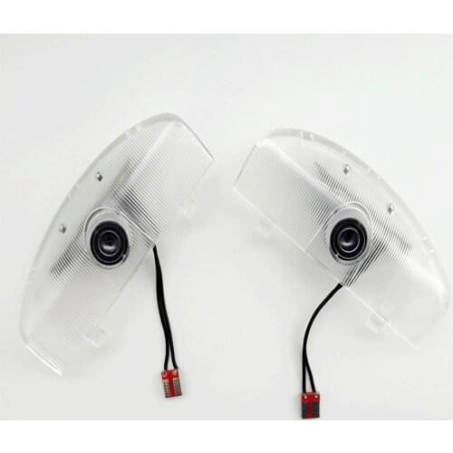 For Mitsubishi Montero Pajero 2006-2020 Grandis 2003-2011 Auto Accessories Car LED Projector Door Shadow Lamp Welcome Logo Light