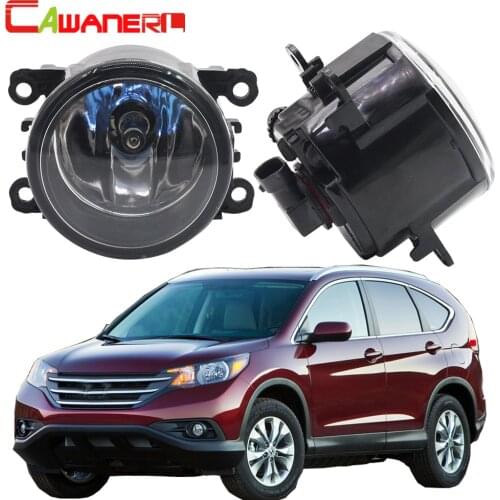 Cawanerl 2 X H11 100W Car Halogen Bulb Fog Light DRL Daytime Running Lamp 12V Accessories For Honda CR-V CRV 2.4L L4 2012-2014