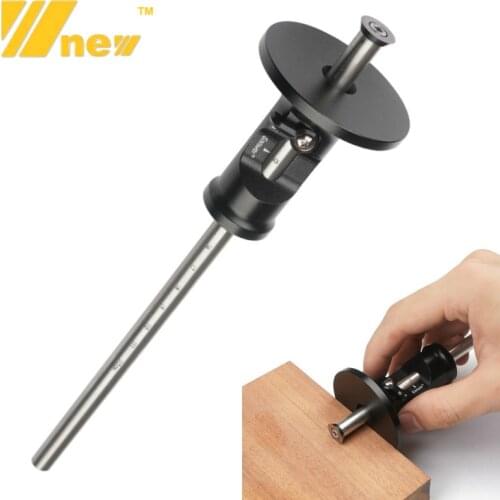 Woodworking Parallel Line Drawing Mortise Measuring Gauge DIY Multifunctional Aluminum Alloy Resistance Marking Tool