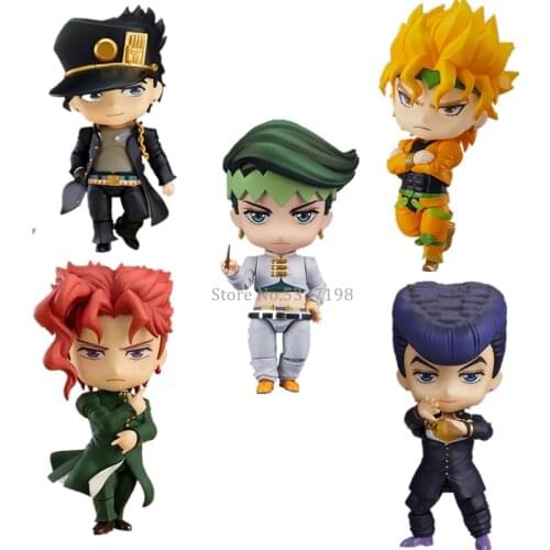 Anime JOJOs Bizarre Adventure Kujo Jotaro Dio Brando Kakyoin Noriaki PVC Action figure Model toys doll Christmas gift for kids